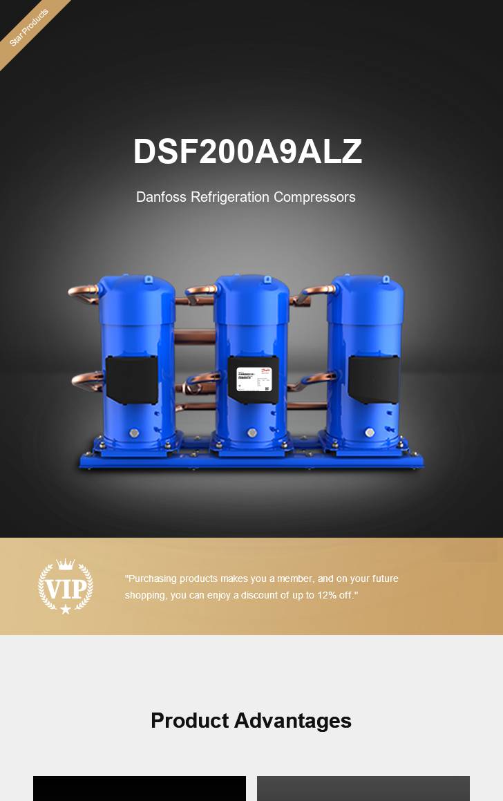 Danfoss Compressor DSF200A9ALZ, technical parameters pdf, structure diagram